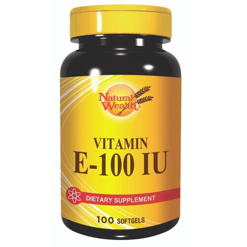 Natural Wealth vitamin e 100 iu kapsule 100/1 Slike