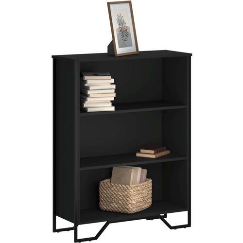  Regal za knjige crni 80x31x106 cm konstruirano drvo Cene