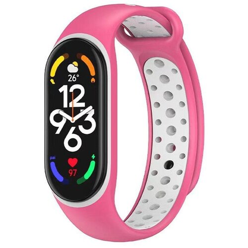 MI band 5 / band 6 / smart band 7 zamjenski remen dots rozo-bijeli Cijene