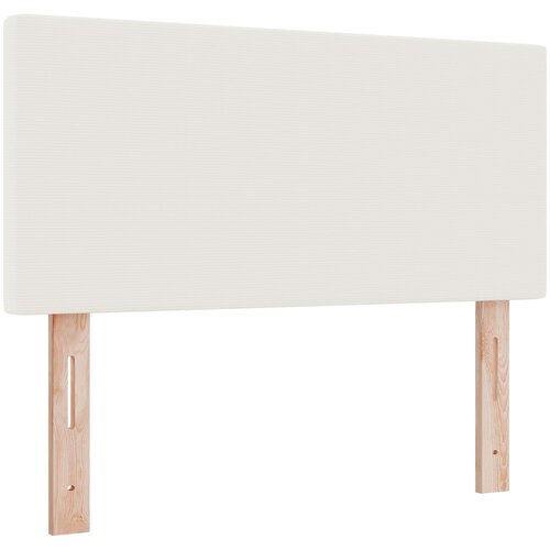 VidaXL Naslon za glavo Preprost dizajn Krem 90 cm iz žameta, (22049179) Slike