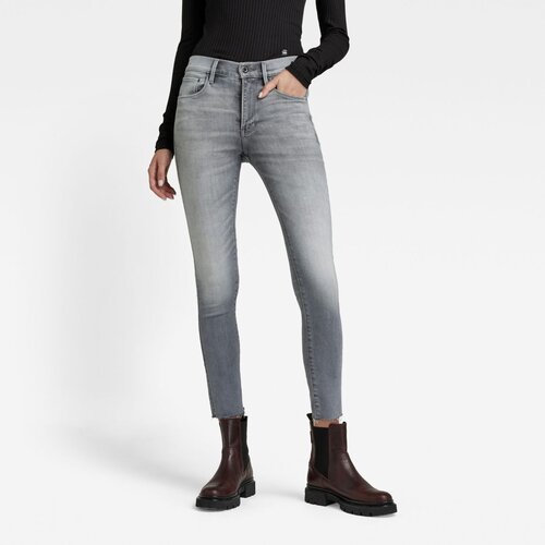 G-star Jeans - 3301 Skinny Ankle Grey Slike