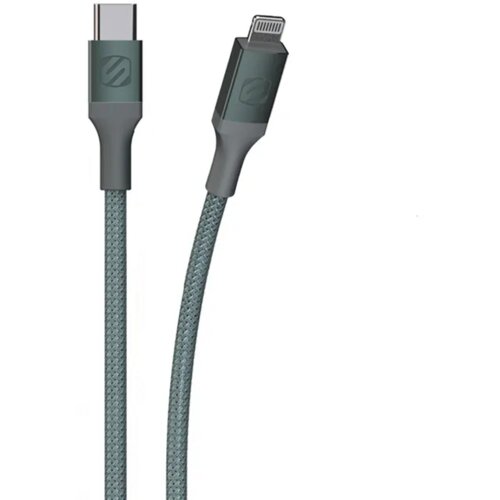 Scosche , Strikeline heavy-duty kabel USB-C na lightning, 1.2m, sivi Slike