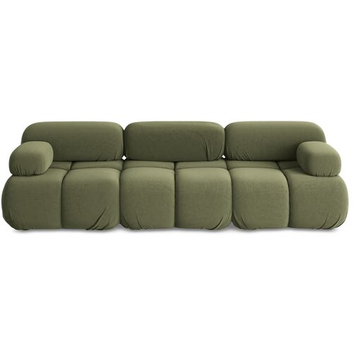 Makamii Svijetlo zelena baršunasti sofa 285 cm Lokua – Cijene