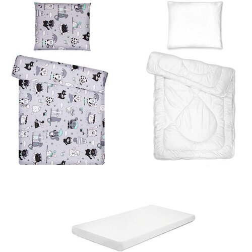  Posteljina set 5 elemenata za krevet 160x80 cm uzorak-30 Slike