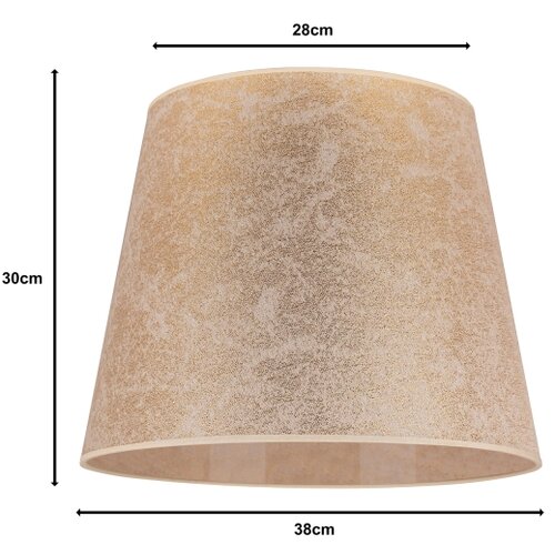  duolla - prigu&amp;scaron;iva za luster classic l E27 &amp;oslash; 38 cm zlatna Slike