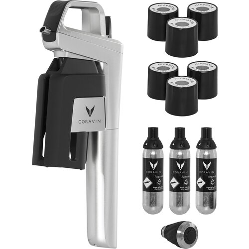 CORAVIN Wine System silver Timeless Six + 12 pcs. Cijene