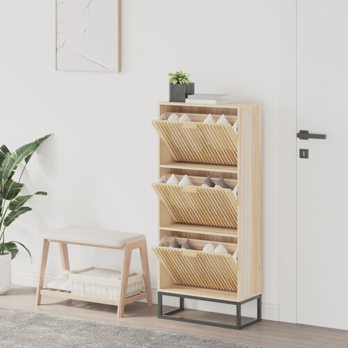 vidaXL Ormarić za cipele 52 x 25 x 120 cm od konstruiranog drva Cijene