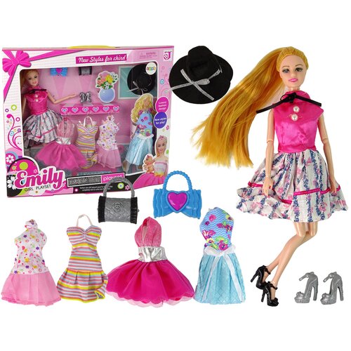  Lutka za igru Emily s haljinama koje se mogu skinuti Slike