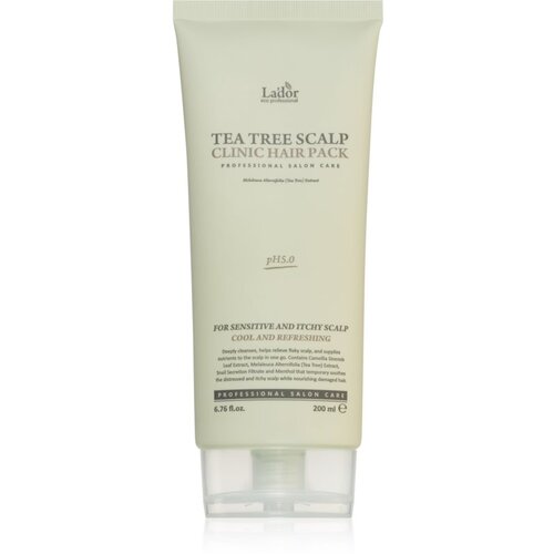 LADOR Tea Tree Scalp Clinic Hair Pack nega lasišča s pomirjajočim učinkom 200 ml Cene