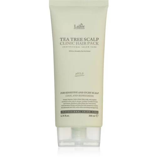 LADOR Tea Tree Scalp Clinic Hair Pack njega vlasišta s umirujućim djelovanjem 200 ml