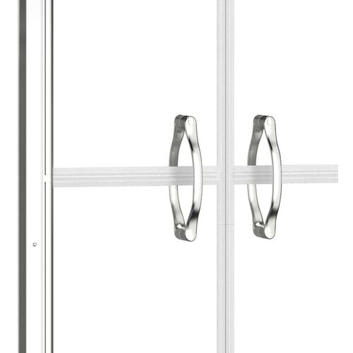 VidaXL Vrata za tu&amp;scaron;-kabinu prozirna ESG 91 x 190 cm Slike