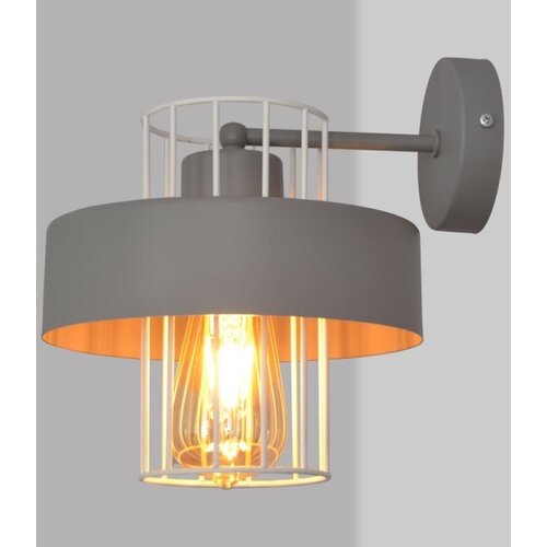  Zidna lampa VOLTA 1xE27/15W/230V siva Slike