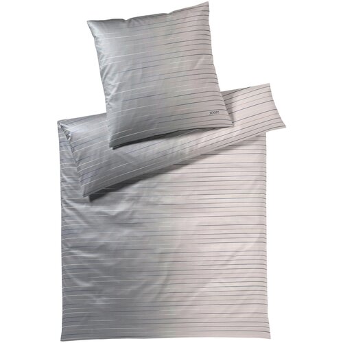 Joop! posteljnina 140/200 cm mako saten antracit, barve grafita, siva Cene