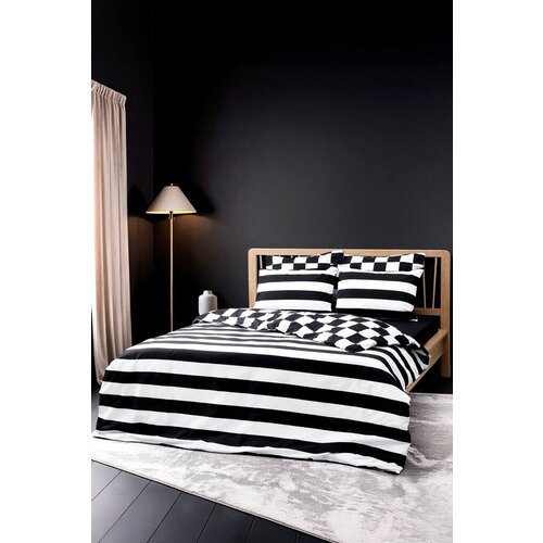 Lessentiel Maison Set posteljina Code, 200 x 220 cm, Crna Slike