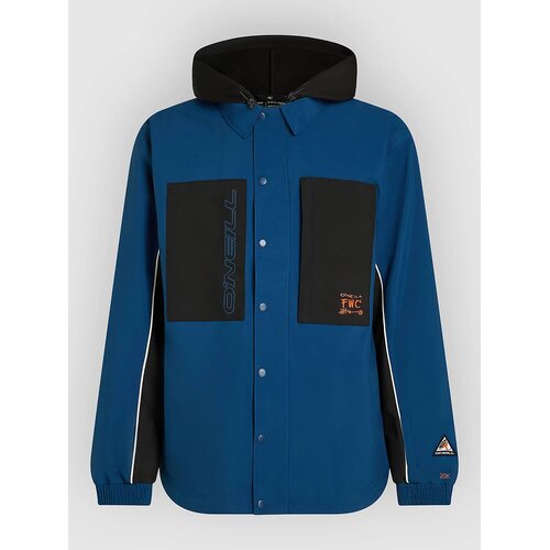 O'neill Fwc'Play Shacket Jacket regal blue colour block Cene