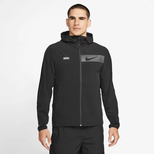 Nike Sportska jakna crna / srebro
