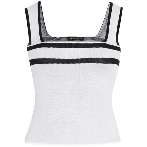 Dewberry Z2003 LADIES CROP BLOUSE-PLAIN WHITE Cene