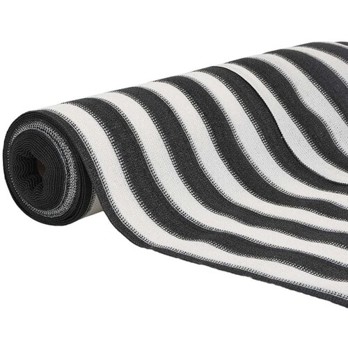 VidaXL Mreža za privatnost antracit-bijela 2 x 50 m HDPE 195 g/m&amp;sup2; Slike