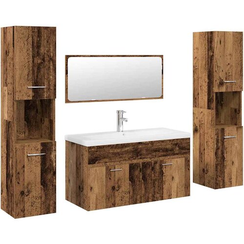 Maison Chic Kopalni&amp;scaron;ko pohi&amp;scaron;tvo - Kopalni&amp;scaron;ki sestavi 5 kosa starinski les inženirski les, (21788412) Slike