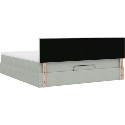 Otomanski krevet s madracem&amp;amp;amp LED 180x200cm bar&amp;scaron;unasti Slike