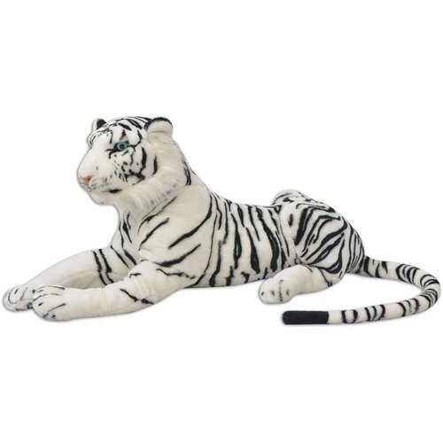 vidaXL Plišasta igrača tiger bela XXL, (20816911) Cene