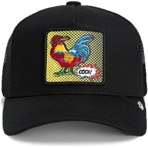 Goorin Bros Kape s &amp;scaron;iltom Popart - Rooster Črna Slike