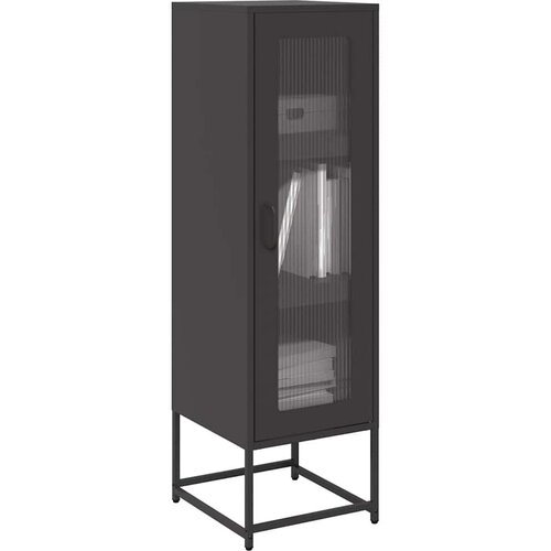  Visoka omara - Komoda - Predalnik črna 36x39x123 cm hladno valjano jeklo, (21722227) Cene