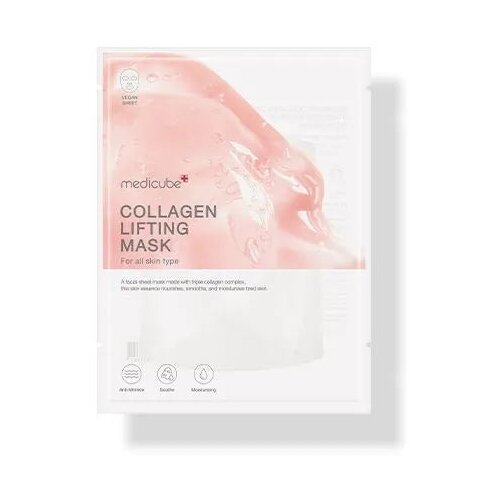 MEDICUBE Collagen Lifting Mask maska za obraz za vse tipe kože 27 g unisex Slike