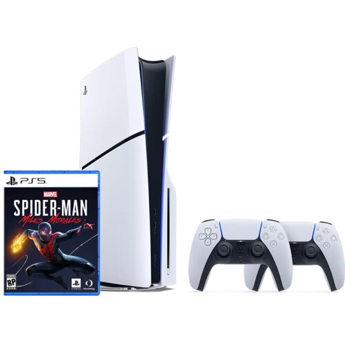 Playstation 5 Slim D chassis + PS5 Dualsense Wireless Controller + Marvel&amp;quot;s Spider-Man: Miles Morales PS5 1000042064MSMMM Slike