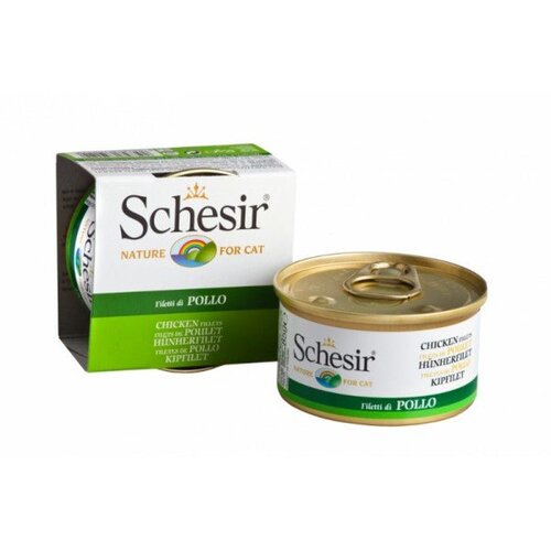 Schesir cat piletina fileti u želeu 85gr Slike