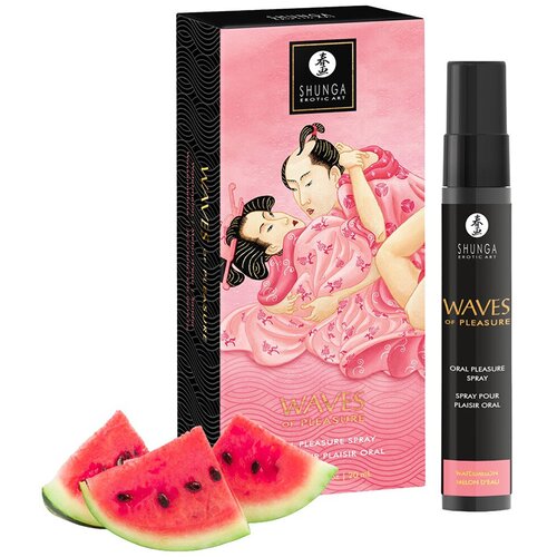 Shunga Oralni sprej lubenica Waves of Pleasure Cene