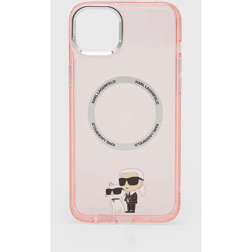 Karl Lagerfeld Etui za telefon iPhone 14 Plus 6,7'' roza barva