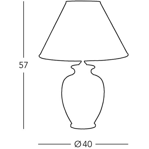  Kolarz 0014.74.7 - Stona lampa BORDEAUX 1xE27/100W/230V Slike