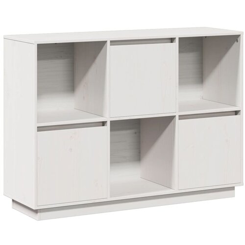 Maison Chic Komoda - Predalnik bela 110,5x35x80 cm trdna borovina, (21716028) Slike