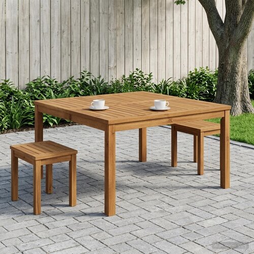  Stolić za kavu Prirodna 100 x 100,5 x 45 cm Čvrsto drvo akacije Cijene