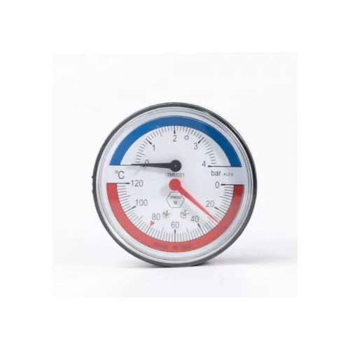  Termomanometar fi 80 0-4 bara 1/2&amp;quot; Vineks Slike