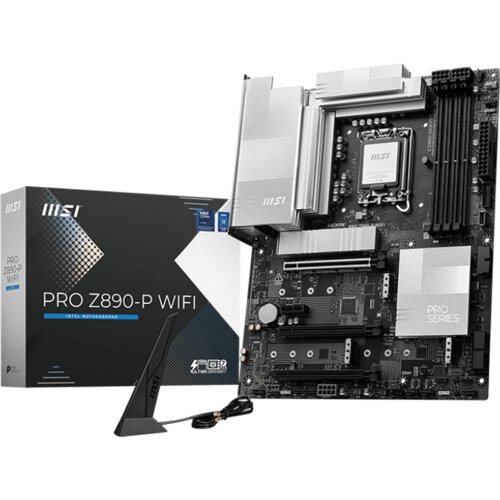MSI Main Board PRO Z890-P WIFI, Z890, LGA1851,4xDDR5, 3xPCI-Ex16,1xPCI-Ex1,4xM.2,1xUSB4, 1xUSB3.2 Gen2... Cijene