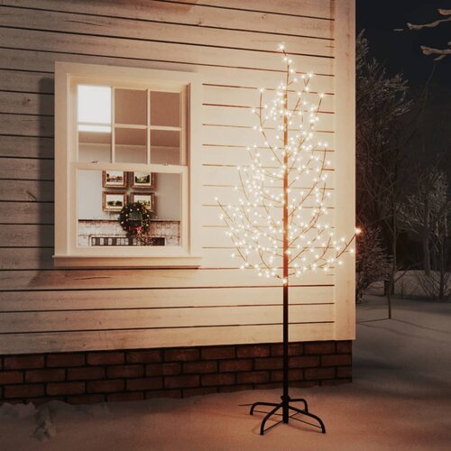 vidaXL Drvce rascvjetane trešnje 220 tople bijele LED žarulje 220 cm Cene