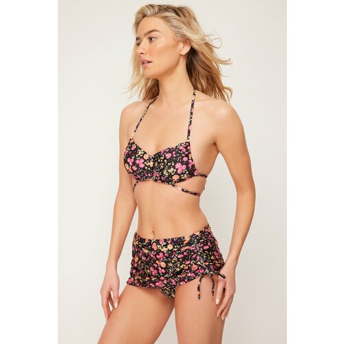 Trendyol Floral Patterned Bralette 3-Piece Bikini Set Cene