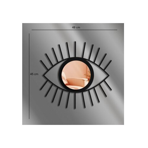 Wallxpert dekorativno ogledalo Ozgl523 rose gold Slike