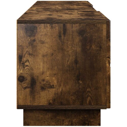  TV stalak 180 x 34,5 x 40 cm Dimljeni hrast Konstruirano drvo Slike