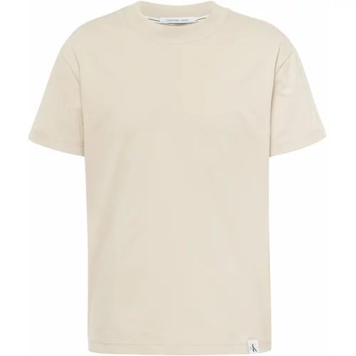 Calvin Klein Jeans Jeans Woven Tab Short Sleeve Tee Plaza Taupe