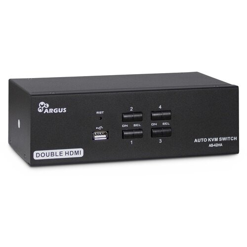 InterTech AS-42HA HDMI KVM switch Black Cijene