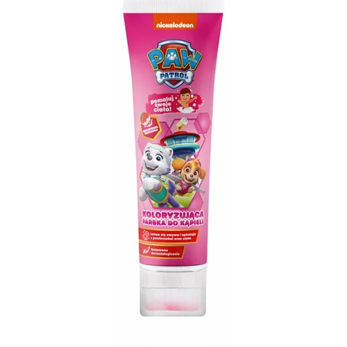 Nickelodeon Paw Patrol Coloring Bath Paint pjena za kupanje za djecu Blue Bubble Gum 150 ml
