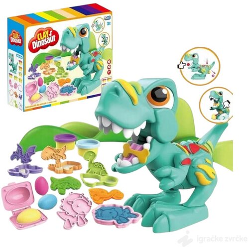 RAZNO Plastelin set za decu DINO FUN Cene