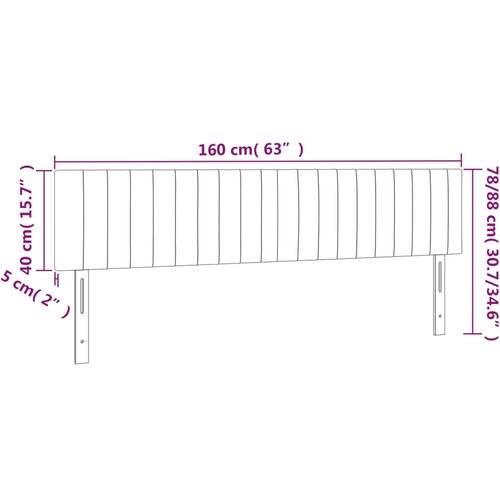  LED uzglavlje ružičasto 160x5x78/88 cm bar&amp;scaron;unasto Slike
