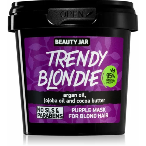 Beauty Jar Trendy Blondie maska za prirodnu neutralizaciju za plavu kosu 150 ml