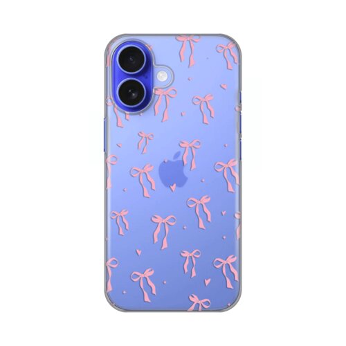  Torbica Silikonska Print Skin za iPhone 16 6.1 Cute Bow Cene