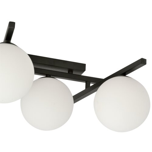  plafonsko svetlo smart 4xE14/10W/230V crno/belo Slike