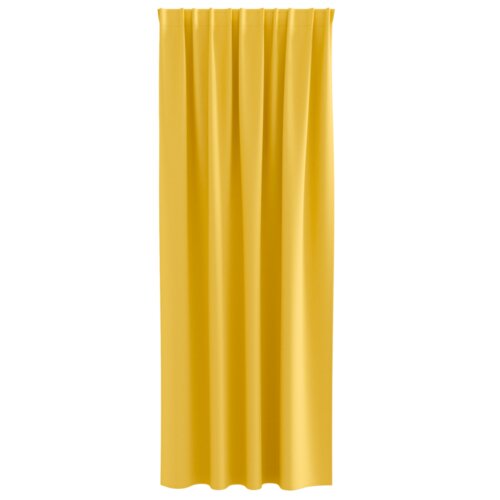 VidaXL Zavjese 2 pcs žuta boja senfa 260 x 140 cm Poliester Slike